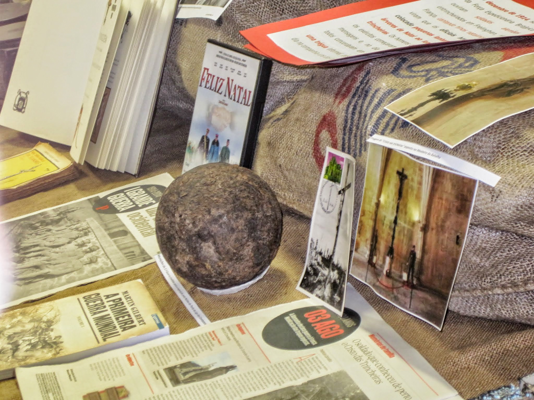 “A 1ª Guerra Mundial: História e histórias” – objetos expostos