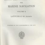 Sight Reduction Tables for Marine Navigation – vol. 2