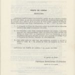 Edital nº 1/84 – Instruções para navegação e permanência no porto de Lisboa