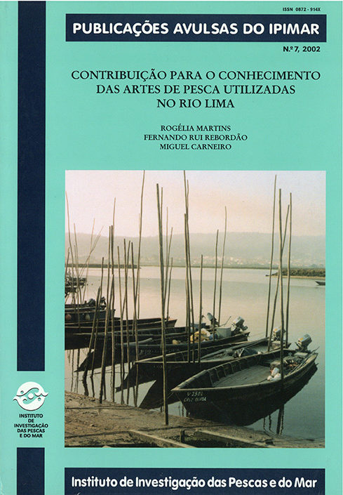 Contribuição para o conhecimento das artes de pesca utilizadas no rio Lima, nº7/2002