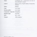 Contribuições para o conhecimento das artes de pesca utilizadas no Algarve, n.º13/2006