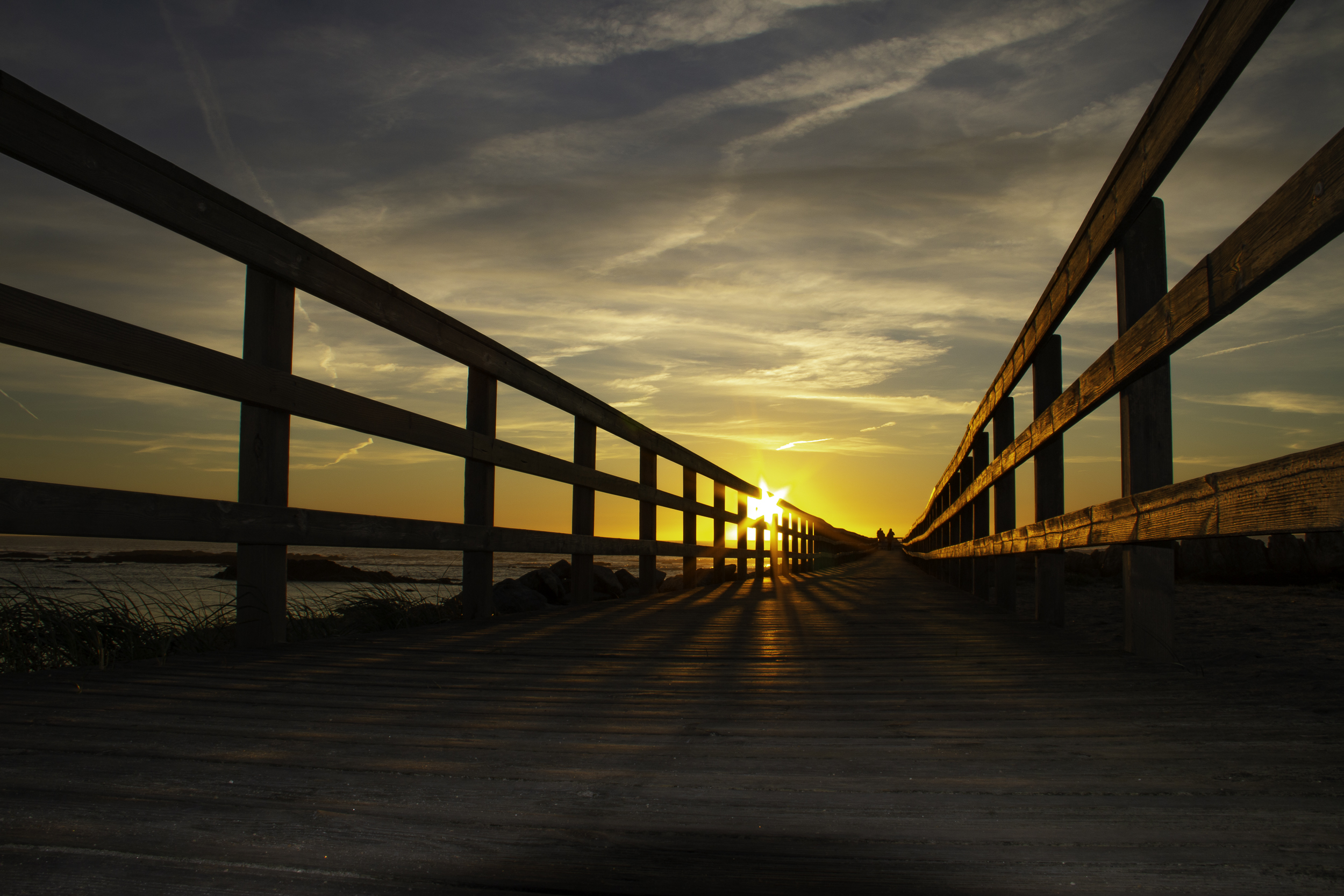 Pôr-do-sol na ponte